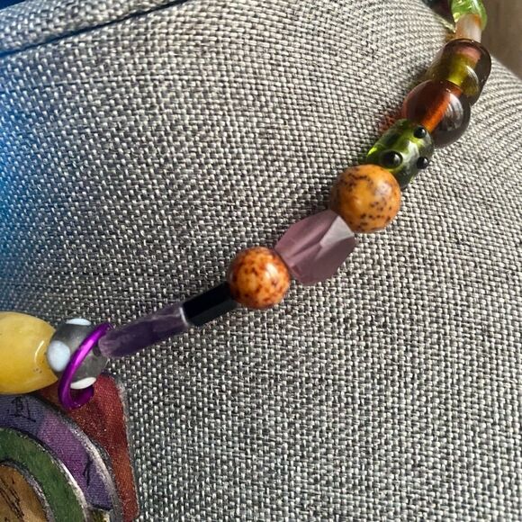 Suzanne Bellows Signed Statement Necklace/Choker - Picture 3 of 5